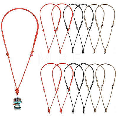 30Pcs 3 Colors Waxed Polyester Cord Necklaces Making NJEW-YW00014-1