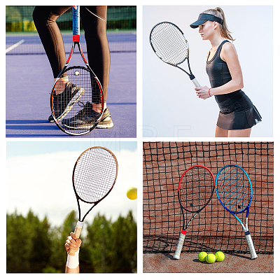 Gorgecraft 24Pcs 3 Colors Tennis Racket Handle Elastic Rubber Ring FIND-GF0004-51-1