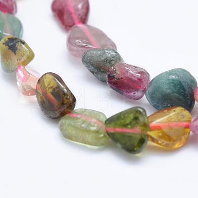 Natural Tourmaline Beads Strands G-K203-39A-1