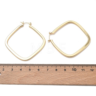 Brass Hoop Earrings for Women KK-CBA4112-04G-1