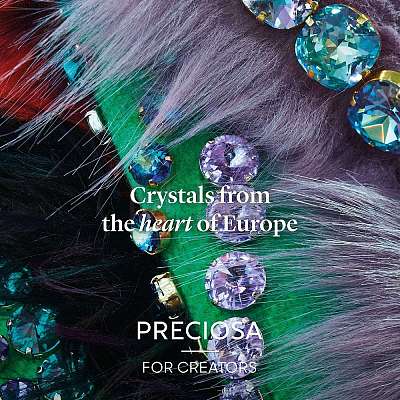 Preciosa® MAXIMA Crystal Fancy Stones Y-PRC-FC12-90100-1