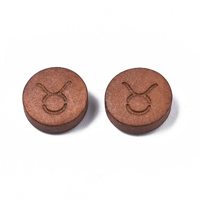 Laser Engraved Wood Beads WOOD-S053-53F-1