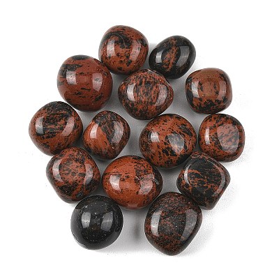 Natural Mahogany Obsidian Beads G-G348-01B-44-1