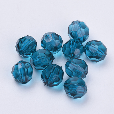 Transparent Acrylic Beads X-TACR-Q257-10mm-V18-1