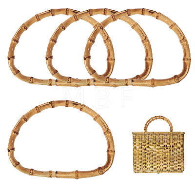 Bamboo Stick D Ring Bag Handles PURS-WH0816-004-1