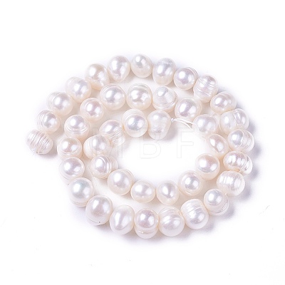 Natural Cultured Freshwater Pearl Beads Strands PEAR-L021-16-01A-1