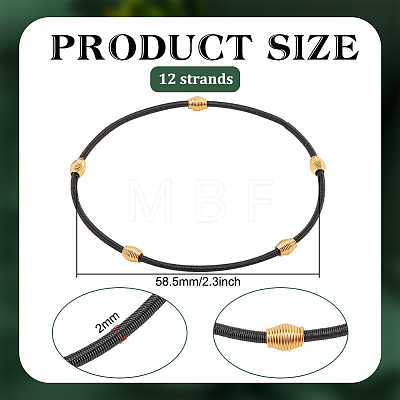12Pcs Spring Bracelets Set BJEW-BC0001-13EB-1