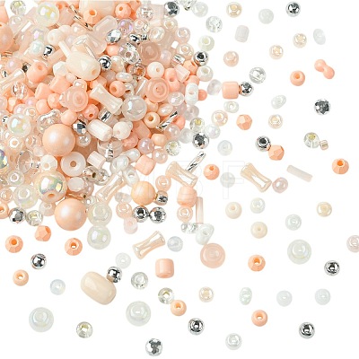 50G Baking Paint Glass Seed Beads GLAA-SZ0002-10B-1