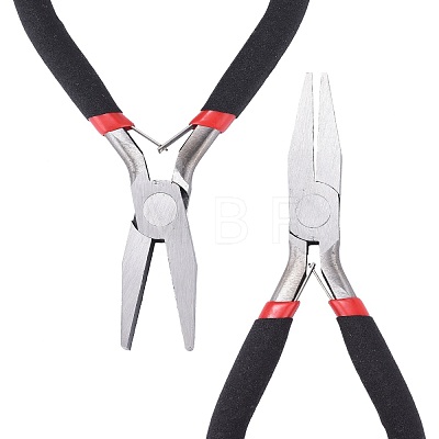 Carbon Steel Flat Nose Pliers for Jewelry Making Supplies P019Y-1