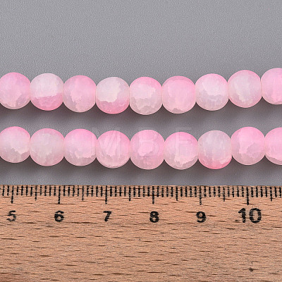 Crackle Glass Beads X1-GLAA-N009-8mm-02-1