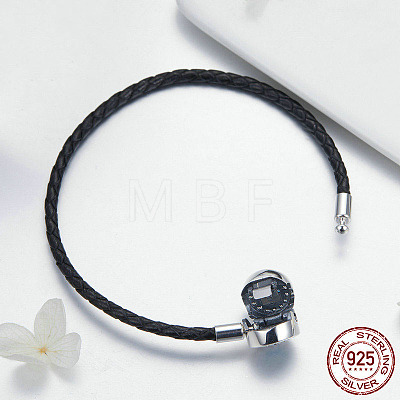 Braided Leather European Style Bracelet Making BJEW-FF0011-06C-1