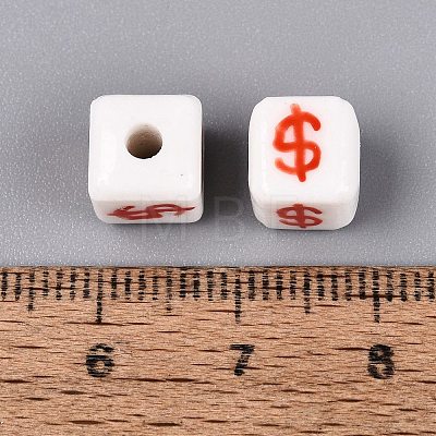 Handmade Porcelain Beads PORC-N012-13D-1