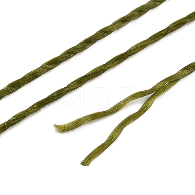 2-Ply Round Waxed Cotton Thread Cords YC-T004-01A-14-1