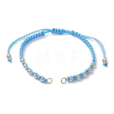 Polyester Braided Bead Bracelet Making AJEW-JB01250-05-1