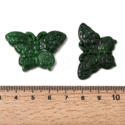 Natural Myanmar Jade Dyed Pendants G-C283-05-1