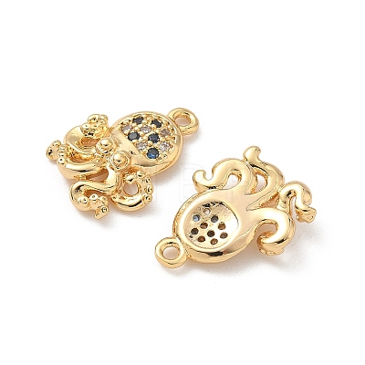 Brass Micro Pave Cubic Zirconia Charms X-KK-C099-01I-G-1
