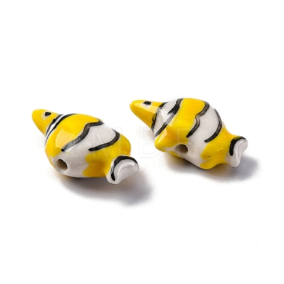 Handmade Porcelain Beads PORC-R002-02D-1