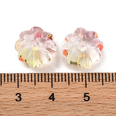 633Pcs Transparent Two Tone Acrylic Beads MACR-K359-22D-1