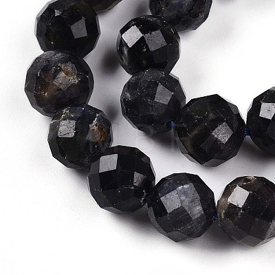 Natural Cordierite/Iolite/Dichroite Beads Strands G-S345-10mm-27-1