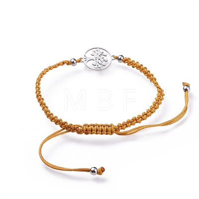 Adjustable Nylon Cord Braided Bracelets BJEW-JB04601-1