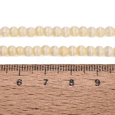 Glass Imitation Cat Eye Beads Strands GLAA-N075-01A-11-1