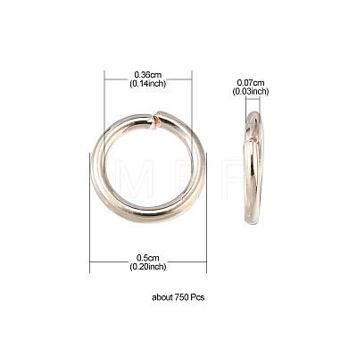 Iron Open Jump Rings IFIN-YW0001-41RG-1