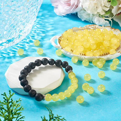1 Strand Imitation Jade Glass Beads Strands DGLA-TAD0001-03B-1