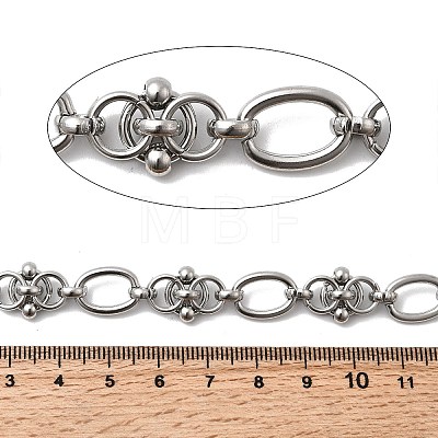 304 Stainless Steel Oval Link Chains CHS-Z007-03P-1