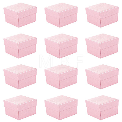 Shell Textured Paper Jewelry Ring Storage Gift Boxes CON-TAC0014-15D-1