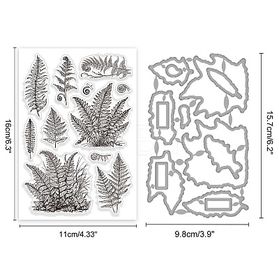 Globleland 1Pc Plant Carbon Steel Cutting Dies Stencils DIY-GL0004-102-1