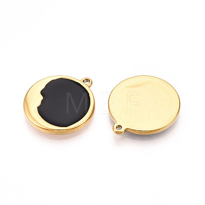 304 Stainless Steel Pendants STAS-N108-22B-G-1