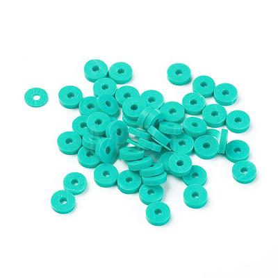 Eco-Friendly Handmade Polymer Clay Beads X-CLAY-R067-3.0mm-34-1