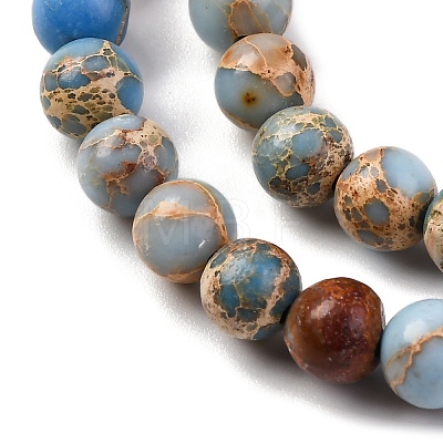 Dyed Natural Regalite/Imperial Jasper/Sea Sediment Jasper Beads Strands G-B124-C02-15-1