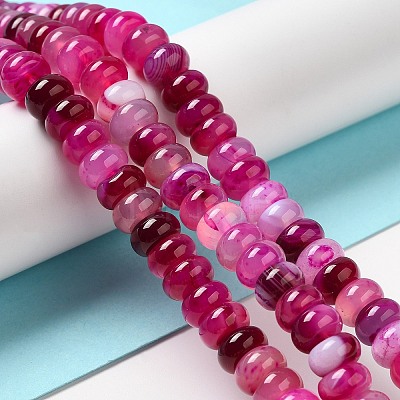 Natural Agate Beads Strands G-H295-C03-02-1