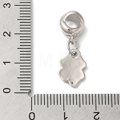 Rack Plating Alloy Enamel European Dangle Charms PALLOY-S189-09P-01-1