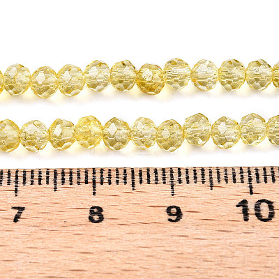 Transparent Glass Beads Strands GLAA-T023-8mm-A17-1