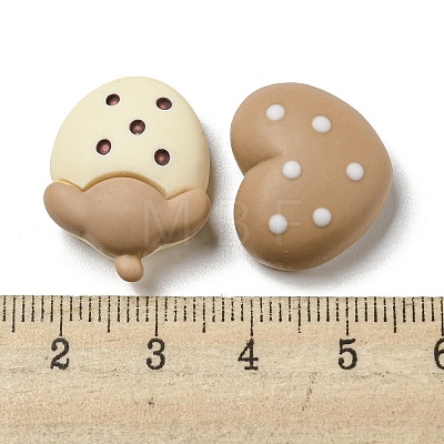 Opaque Resin Decoden Cabochons RESI-F052-A05-1
