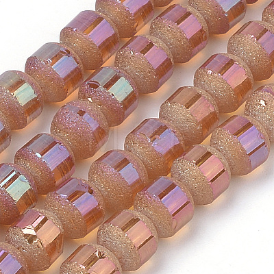 Electroplate Glass Bead Strands EGLA-S131-6mm-A05-1