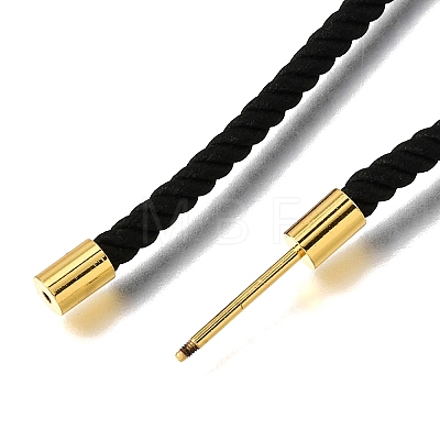 3MM Round Nylon Milan Cord Necklaces Making NJEW-H091-01G-27-1