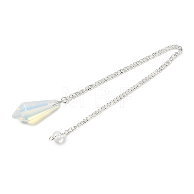 Opalite Cone Pointed Dowsing Pendulums G-A249-02S-08-1