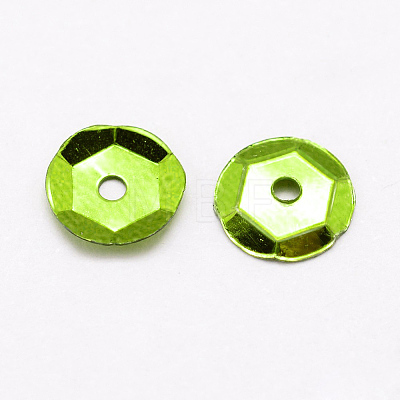 Plastic Paillette Beads PVC-A001-8mm-02-1