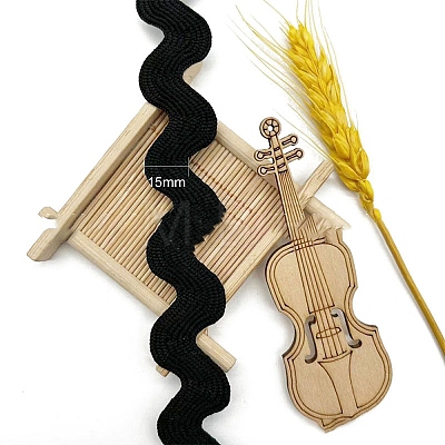 Polyester Wavy Fringe Trim OCOR-WH0046-94E-01-1