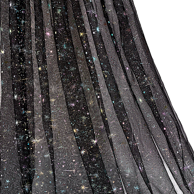Star Pattern Nylon Fabric DIY-PH0038-37B-1