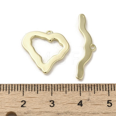 Brass Toggle Clasps KK-C048-02G-1