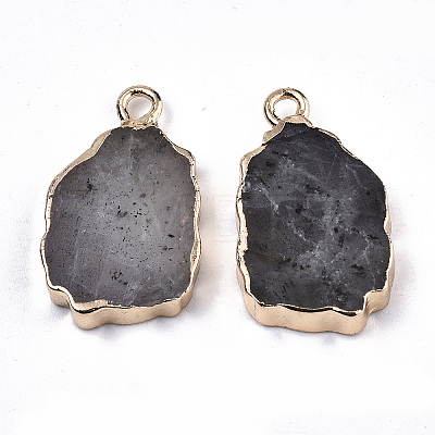 Natural Labradorite Pendants G-N326-41D-1