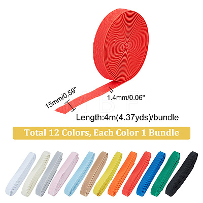   48M 12 Colors Polyester Elastic Cords OCOR-PH0002-21-1