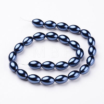 Grade A Glass Pearl Beads Strands HY-E001-01-1