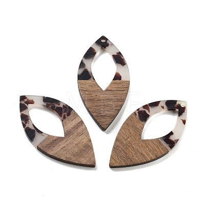 Walnut Wood with Resin Pendant FIND-Z050-05B-1