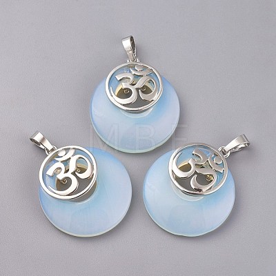 Opalite Pendants KK-F751-L-A16-1