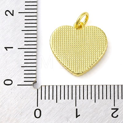 Brass Enamel Pendants KK-S401-17G-B-1